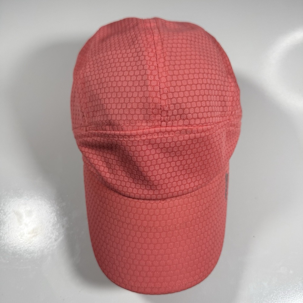 Avia Womens Lightweight Coral Pink Athletic Running Hat Honeycomb Adjustable Cap